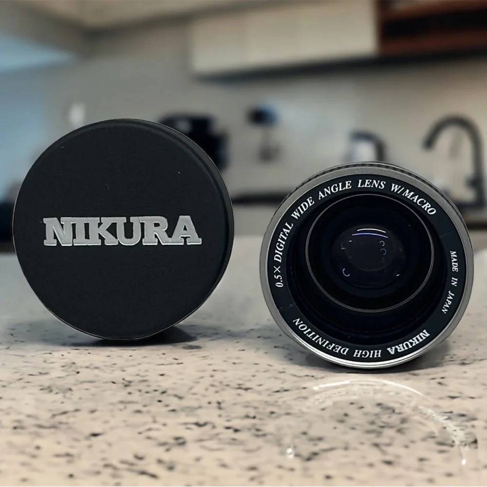 Nikura 0.5X High Definition Wide Angle Lens w/ Macro for Digital & Video Cameras